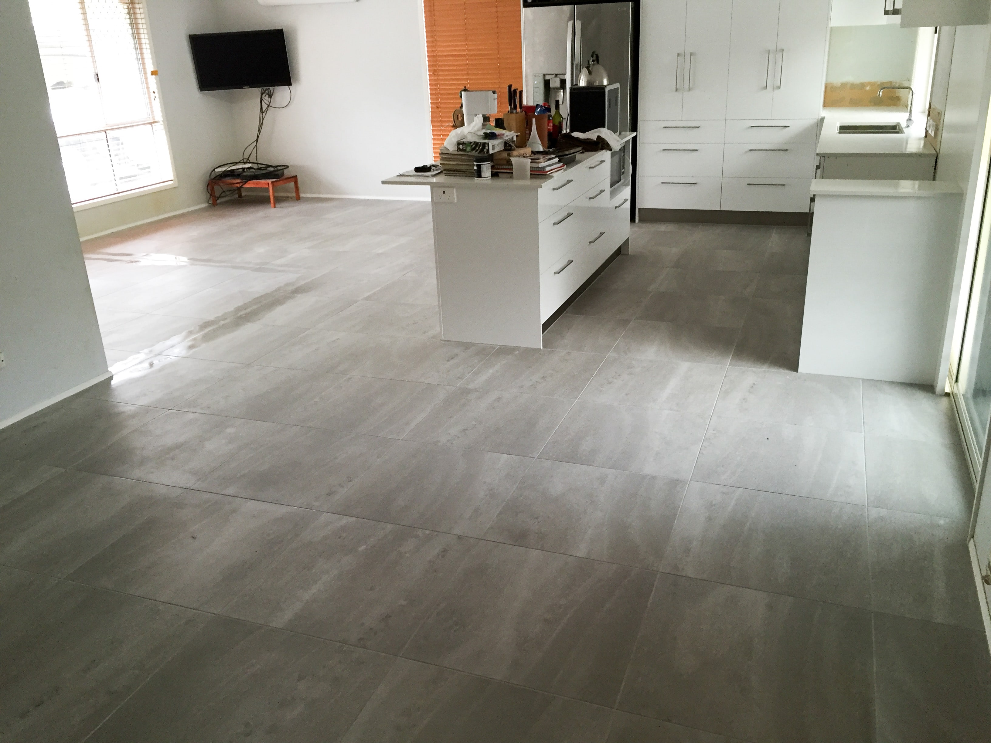 Kitchen Living Room Flooring SEQ Tiling and Cladding Service